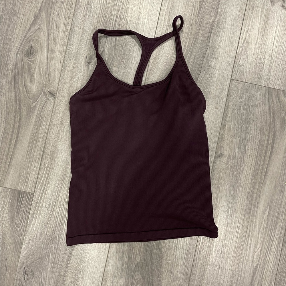 Athleta tank top with sport bra